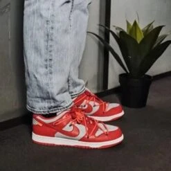 Nike Dunk Low Off-White University Red 13 Nike Dunk Low Off-White University Red -Chaussure Boutique dunk low off white university red 815570