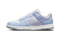 Nike Dunk Low White Blue Airbrush