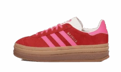 ADIDAS Gazelle Bold Collegiate Red Lucid Pink