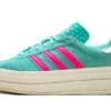 ADIDAS Gazelle Bold Flash Aqua Lucid Pink 1 ADIDAS Gazelle Bold Flash Aqua Lucid Pink -Chaussure Boutique gazelle bold flash aqua lucid pink 698836