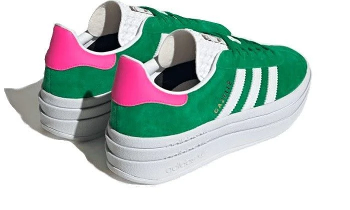 ADIDAS Gazelle Bold Green Lucid Pink 4 ADIDAS Gazelle Bold Green Lucid Pink – Image 2