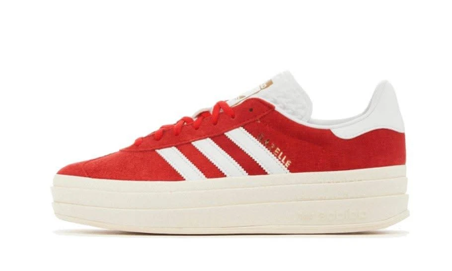 ADIDAS Gazelle Bold Red Cloud White 3 ADIDAS Gazelle Bold Red Cloud White
