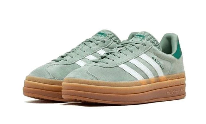 ADIDAS Gazelle Bold Silver Green 4 ADIDAS Gazelle Bold Silver Green – Image 2
