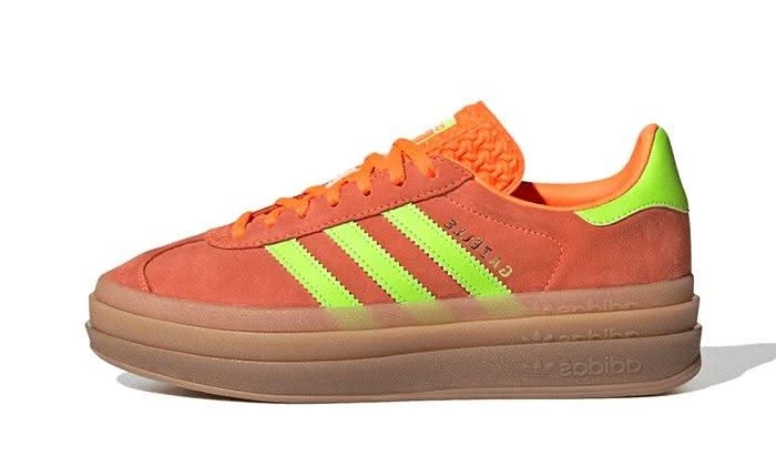 ADIDAS Gazelle Bold Solar Orange Solar Green 3 ADIDAS Gazelle Bold Solar Orange Solar Green