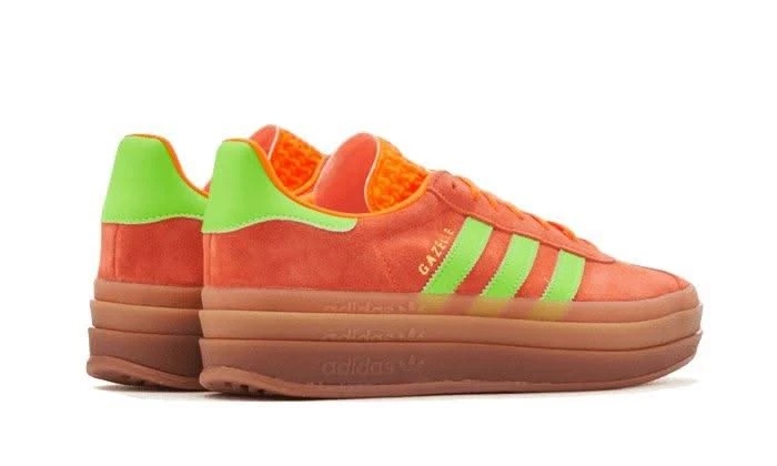 ADIDAS Gazelle Bold Solar Orange Solar Green 5 ADIDAS Gazelle Bold Solar Orange Solar Green â Image 3
