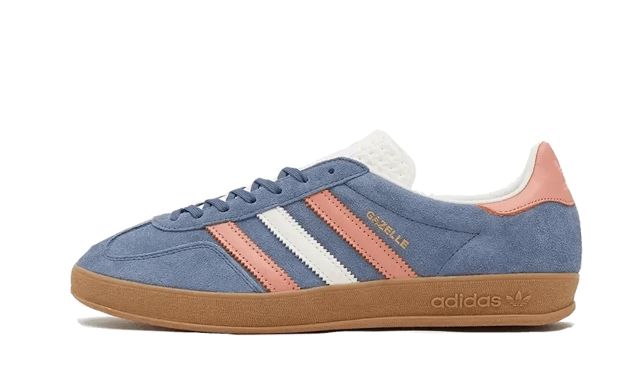 ADIDAS Gazelle Indoor Blue Blink Wonder Clay 3 ADIDAS Gazelle Indoor Blue Blink Wonder Clay