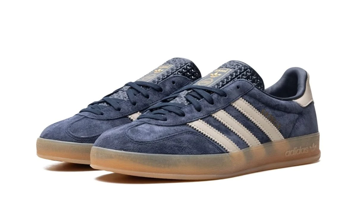 ADIDAS Gazelle Indoor Legend Ink Wonder Beige 4 ADIDAS Gazelle Indoor Legend Ink Wonder Beige – Image 2