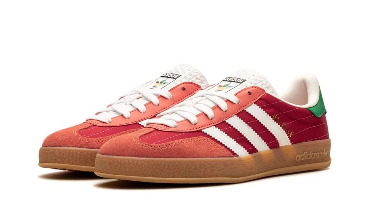 ADIDAS Gazelle Indoor Olympic Pack Better Scarlet 4 ADIDAS Gazelle Indoor Olympic Pack Better Scarlet – Image 2
