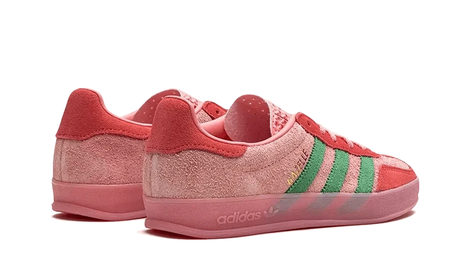 ADIDAS Gazelle Indoor Semi Pink Spark Preloved Scarlet 5 ADIDAS Gazelle Indoor Semi Pink Spark Preloved Scarlet – Image 3