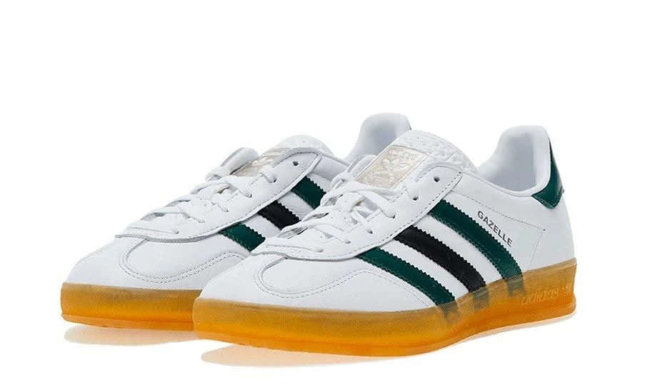 ADIDAS Gazelle Indoor White Collegiate Green 4 ADIDAS Gazelle Indoor White Collegiate Green – Image 2