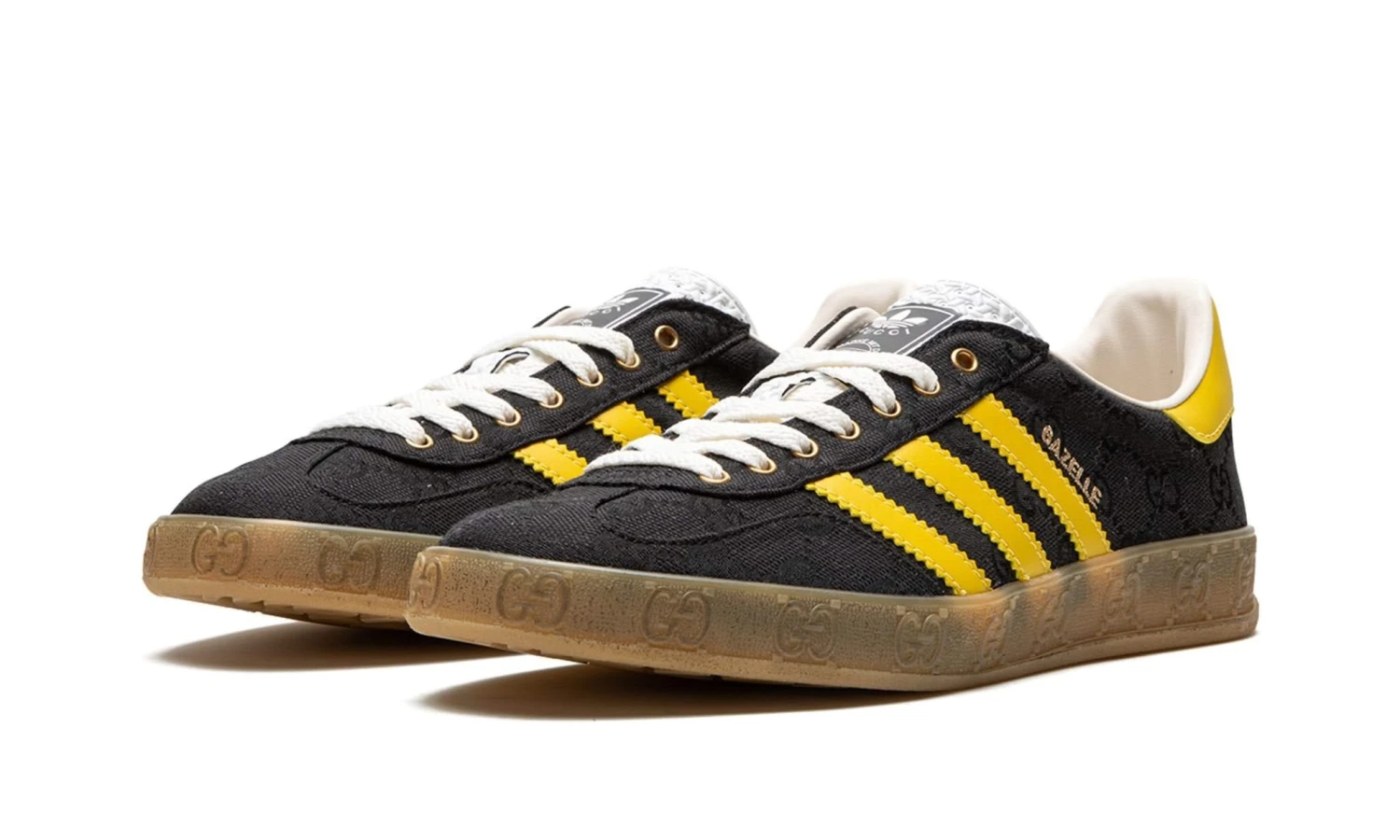 ADIDAS X Gucci Gazelle Black GG Monogram 4 ADIDAS X Gucci Gazelle Black GG Monogram â Image 2