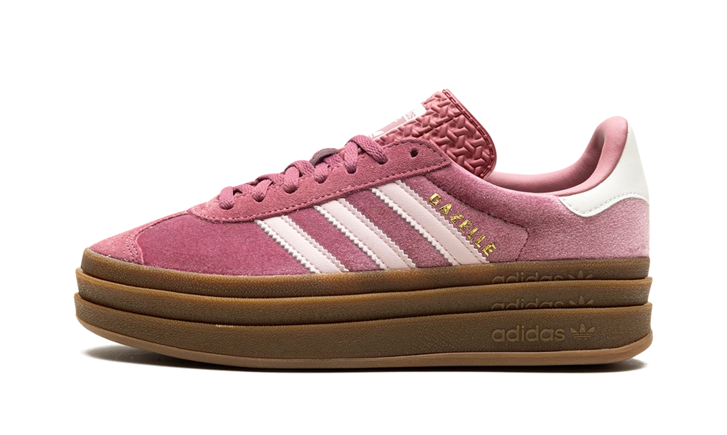 ADIDAS Gazelle Bold Sandy Pink Velvet 3 ADIDAS Gazelle Bold Sandy Pink Velvet