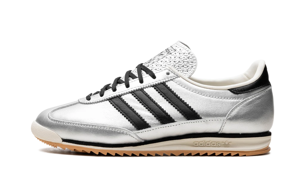 ADIDAS SL 72 OG Silver Metallic Black Gum 3 ADIDAS SL 72 OG Silver Metallic Black Gum