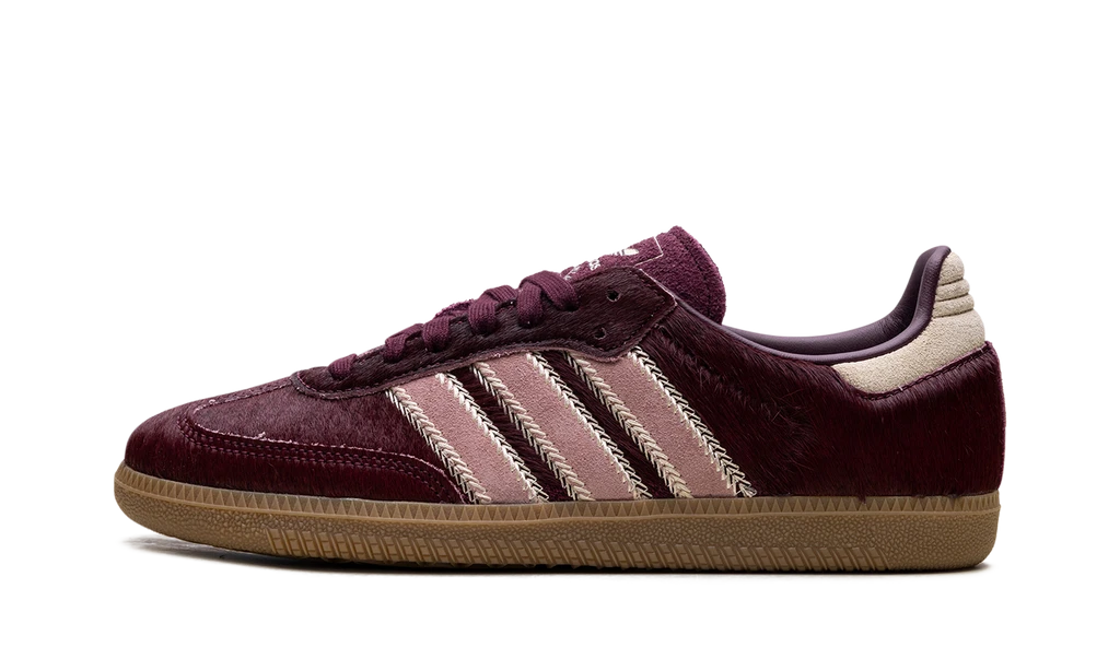 ADIDAS Samba OG Maroon Sand Strata Pony 3 ADIDAS Samba OG Maroon Sand Strata Pony