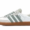 ADIDAS Samba OG Cloud White Silver Green 1 ADIDAS Samba OG Cloud White Silver Green -Chaussure Boutique samba og cloud white silver green 185935