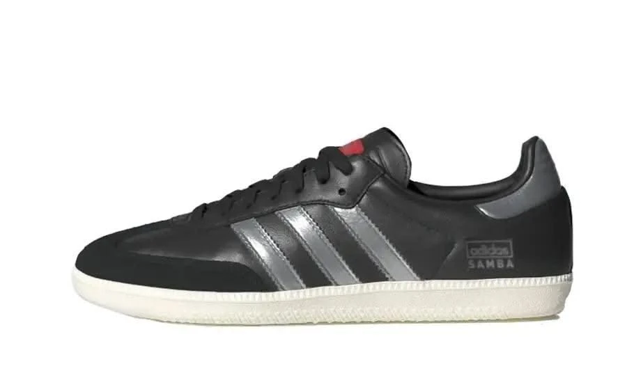 ADIDAS Samba OG Core Black Silver Metallic 3 ADIDAS Samba OG Core Black Silver Metallic