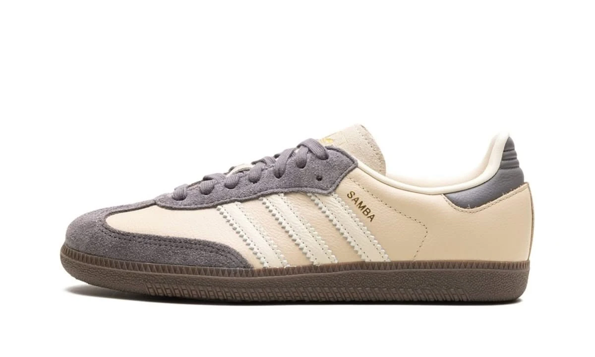 ADIDAS Samba OG Crystal Sand Charcoal 3 ADIDAS Samba OG Crystal Sand Charcoal