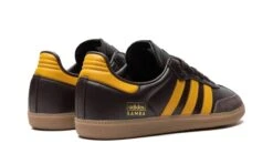 ADIDAS Samba OG Dark Brown Yellow 7 ADIDAS Samba OG Dark Brown Yellow -Chaussure Boutique samba og dark brown yellow 776689