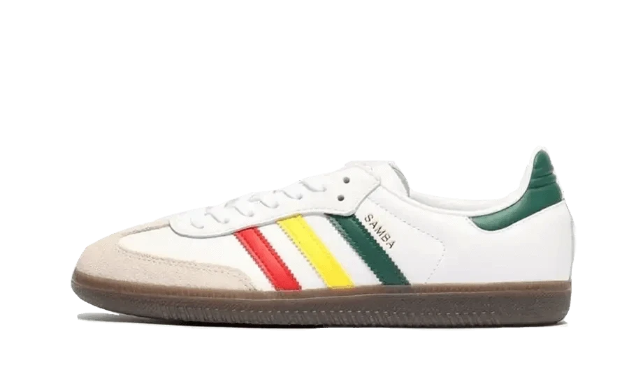 ADIDAS Samba OG White Rasta 3 ADIDAS Samba OG White Rasta