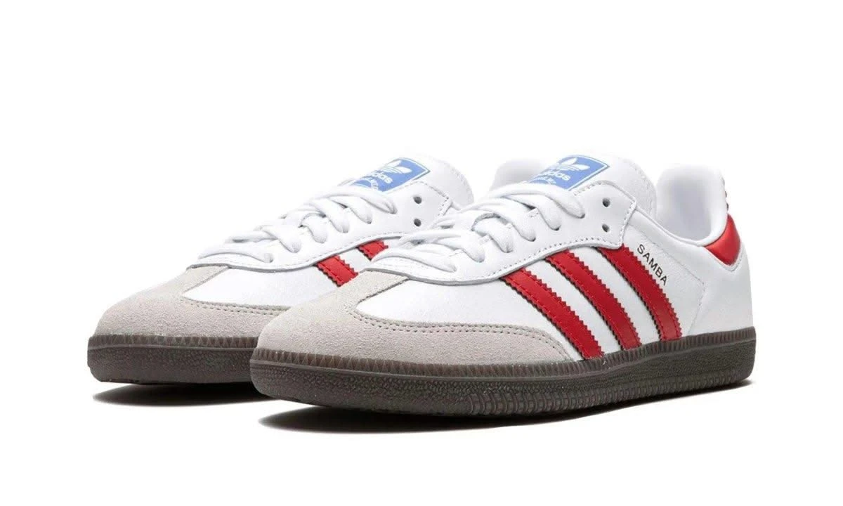 ADIDAS Samba OG White Red 4 ADIDAS Samba OG White Red – Image 2