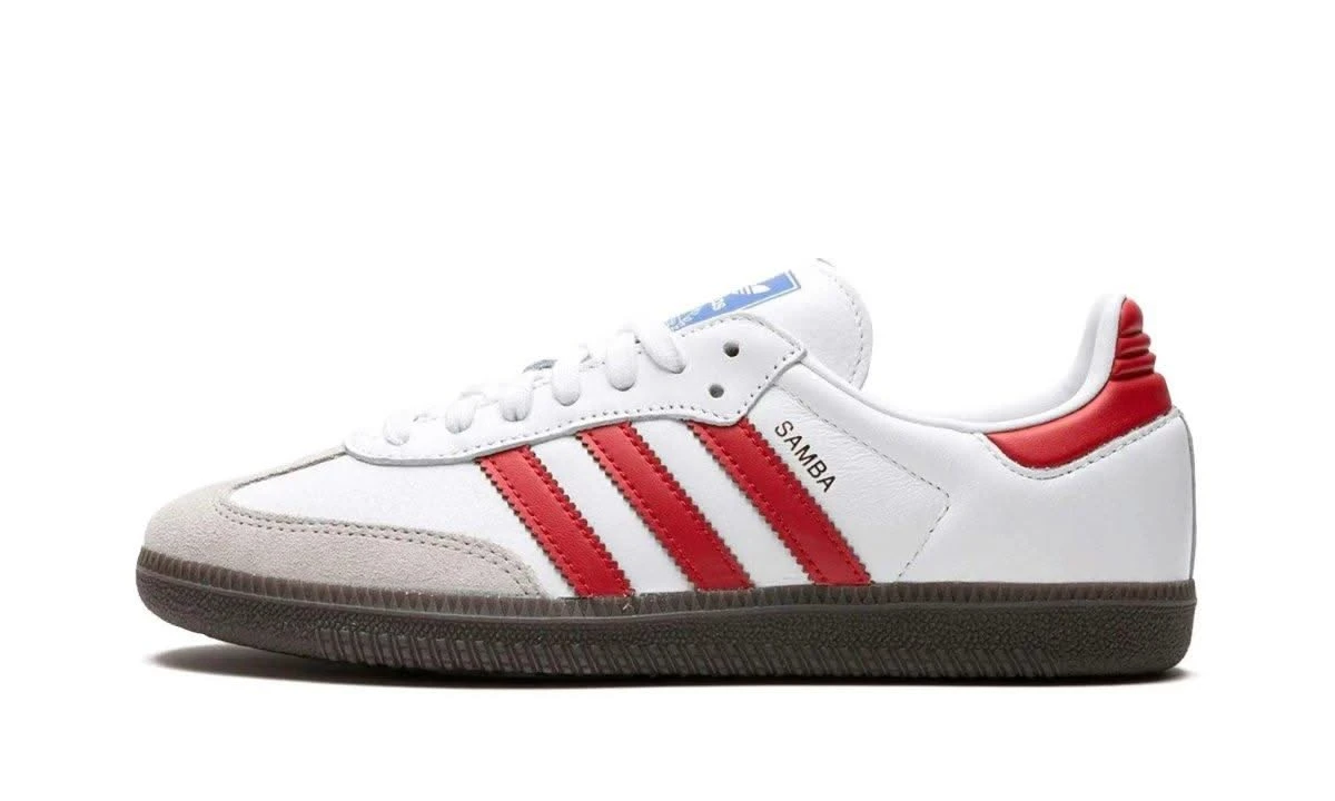 ADIDAS Samba OG White Red 3 ADIDAS Samba OG White Red
