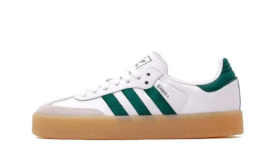 ADIDAS Samba White Collegiate Green Gum 3 ADIDAS Samba White Collegiate Green Gum