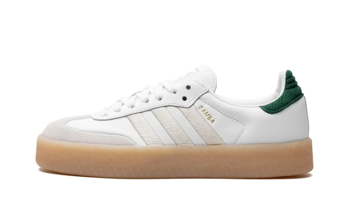 ADIDAS Sambae Off White Alluminum Green 3 ADIDAS Sambae Off White Alluminum Green