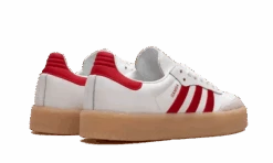 ADIDAS Sambae White Better Scarlet Gum 8 ADIDAS Sambae White Better Scarlet Gum -Chaussure Boutique sambae white better scarlet gum 189869
