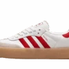ADIDAS Sambae White Better Scarlet Gum -Chaussure Boutique sambae white better scarlet gum 575130