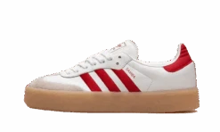 ADIDAS Sambae White Better Scarlet Gum