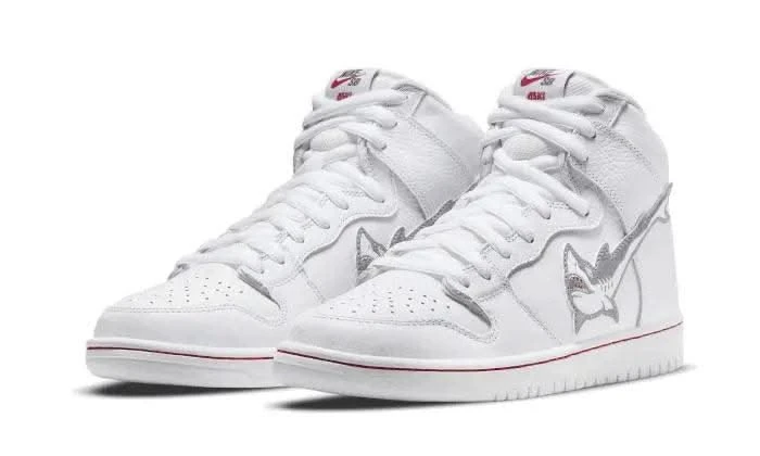Nike SB Dunk High Oski Great White Shark 4 Nike SB Dunk High Oski Great White Shark – Image 2