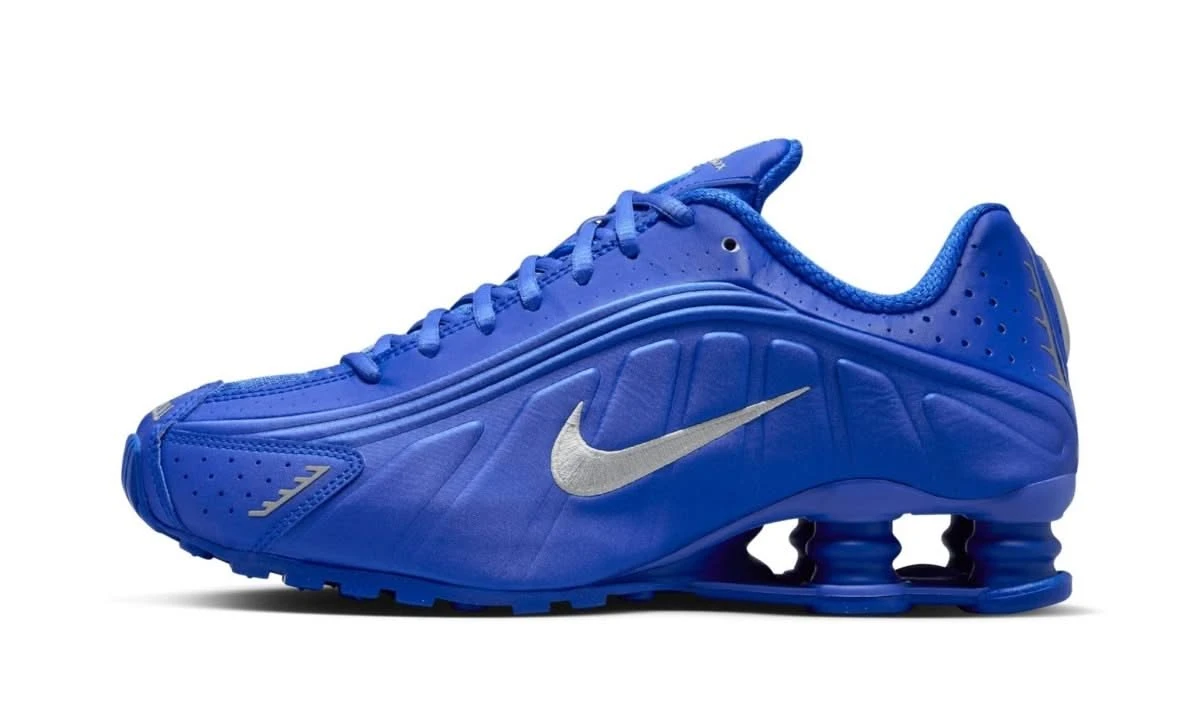 Nike Shox R4 Racer Blue Metallic Silver 3 Nike Shox R4 Racer Blue Metallic Silver