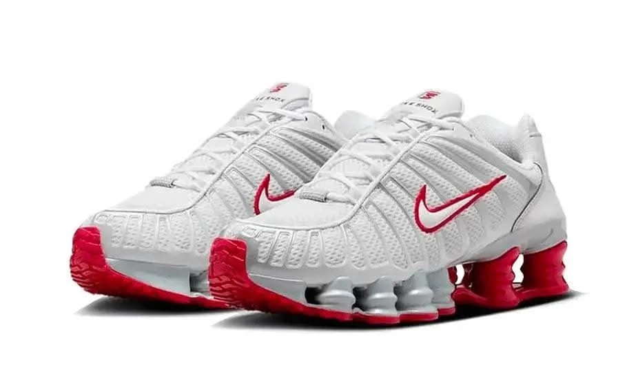 Nike Shox TL Platinum Tint Gym Red 4 Nike Shox TL Platinum Tint Gym Red – Image 2