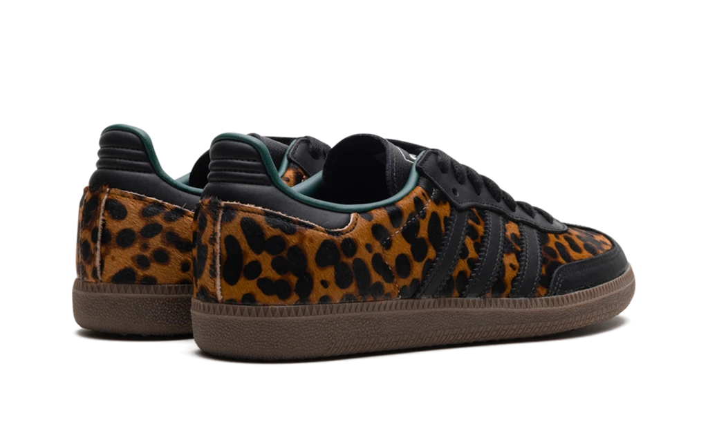 ADIDAS Samba OG Black Green Leopard 5 ADIDAS Samba OG Black Green Leopard – Image 3