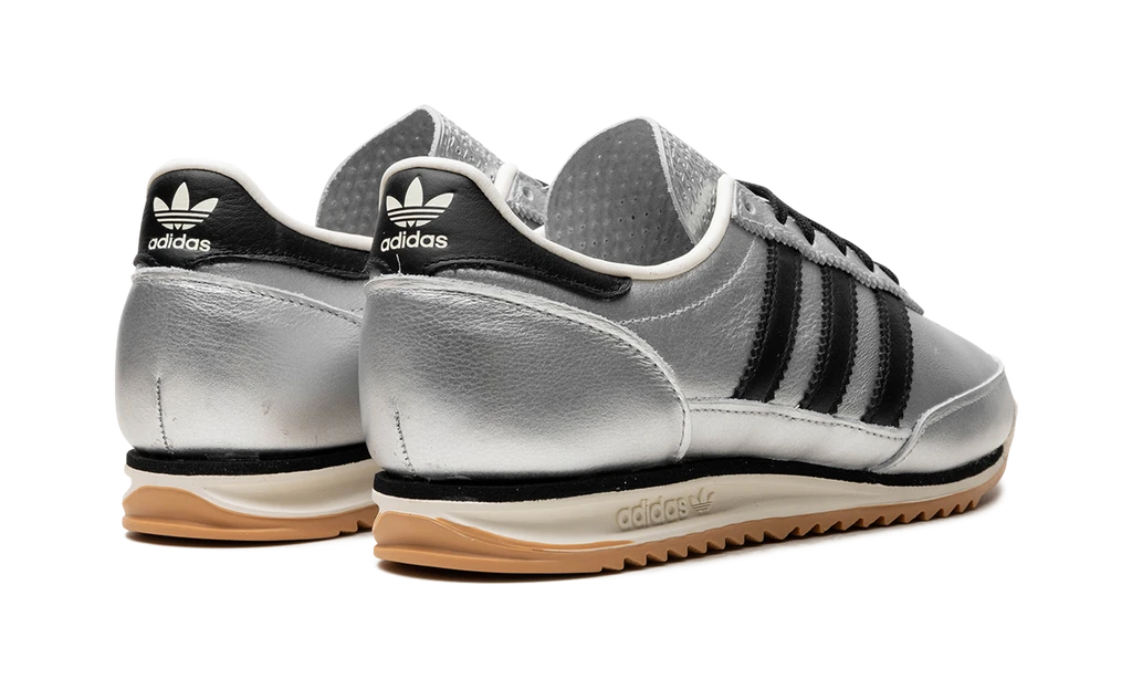 ADIDAS SL 72 OG Silver Metallic Black Gum 5 ADIDAS SL 72 OG Silver Metallic Black Gum – Image 3