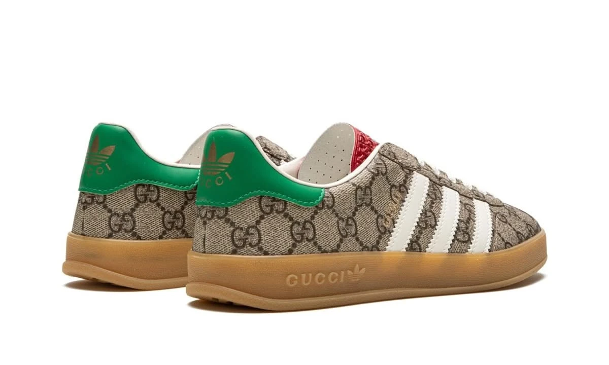 ADIDAS X Gucci Gazelle Beige GG Monogram 5 ADIDAS X Gucci Gazelle Beige GG Monogram – Image 3
