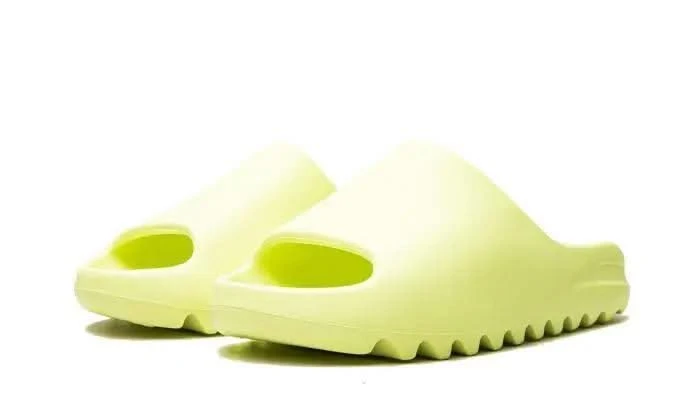 ADIDAS Yeezy Slide Glow Green (Restock Pair 2022) 4 ADIDAS Yeezy Slide Glow Green (Restock Pair 2022) – Image 2