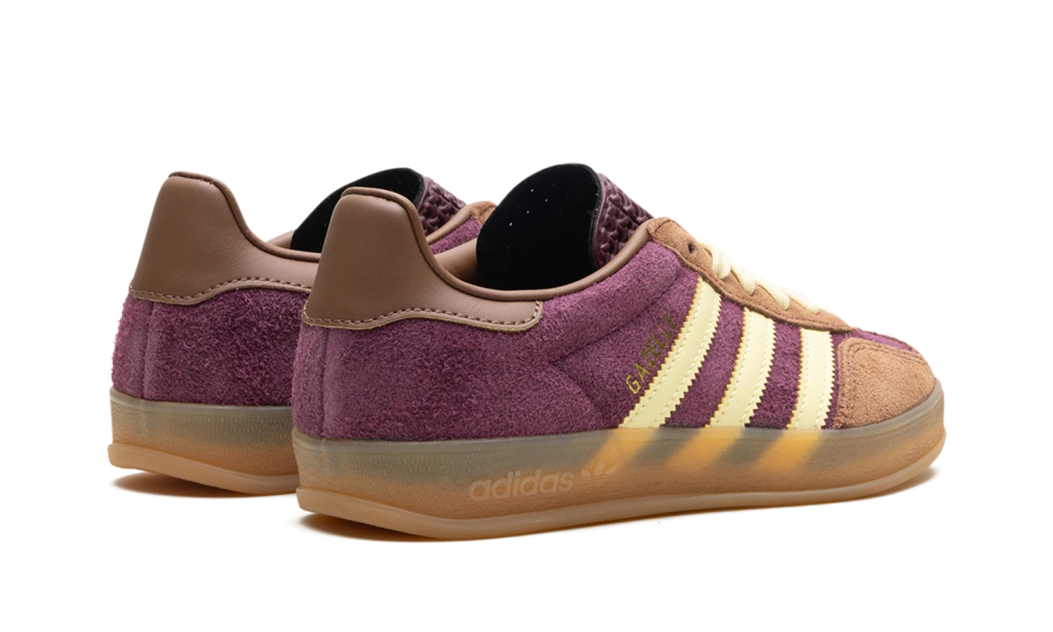 ADIDAS Gazelle Indoor Maroon Almost Yellow 5 ADIDAS Gazelle Indoor Maroon Almost Yellow – Image 3